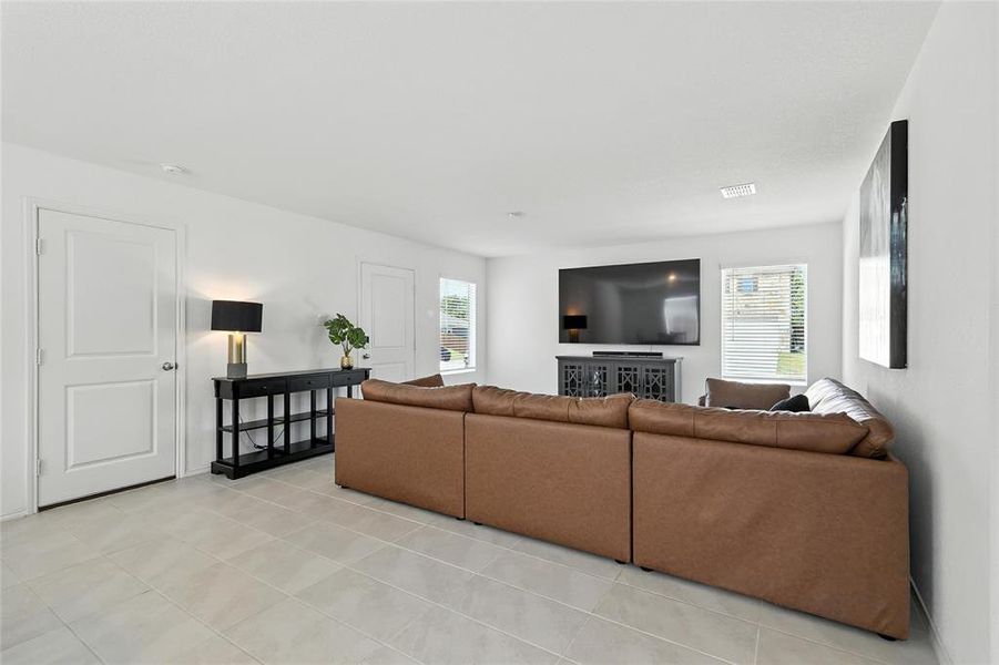 Furnished interior view inside a new home in Preserve at Honey Creek: Cottage Collection, McKinney (Image 13). Furnished interior view inside a new home in Preserve at Honey Creek: Cottage Collection, McKinney (Image 13).