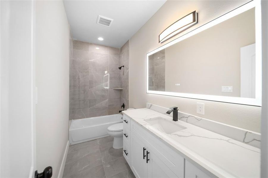 Furnished interior view inside a new home in , Houston (Image 7). Furnished interior view inside a new home in , Houston (Image 7).