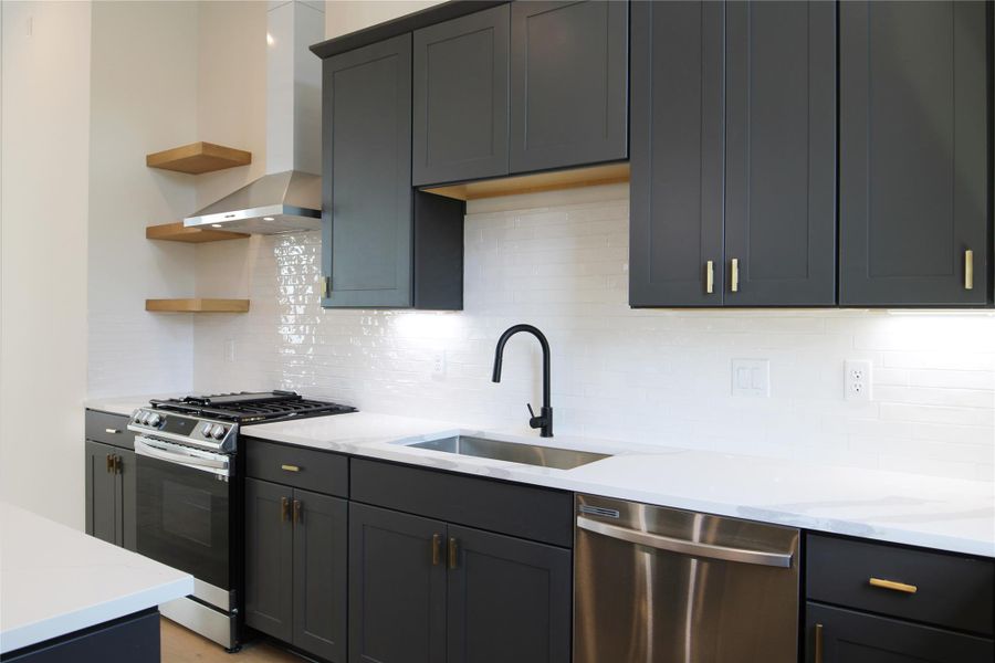 Furnished interior view inside a new home in Eastwood Estates, Houston (Image 6).