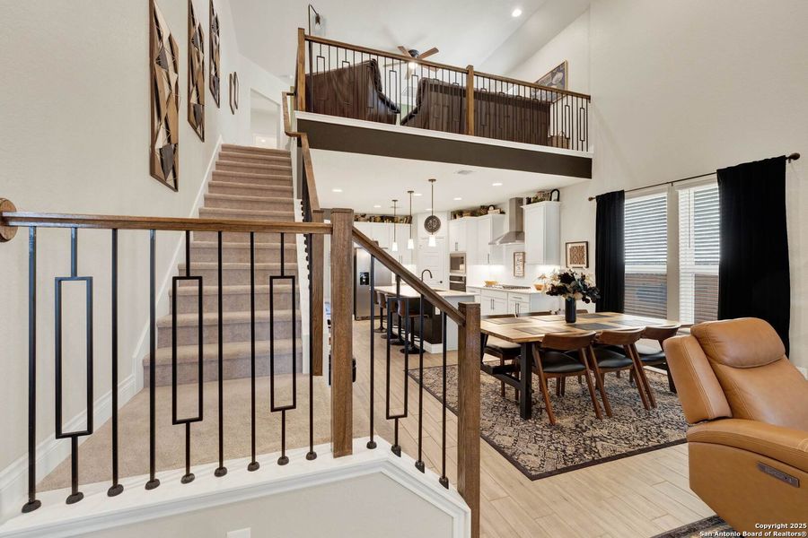 Furnished interior view inside a new home in , New Braunfels (Image 37).