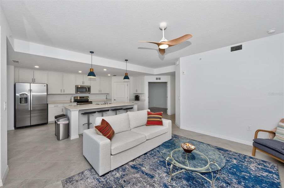 Furnished interior view inside a new home in Wellen Park Golf & Country Club, Venice (Image 37).