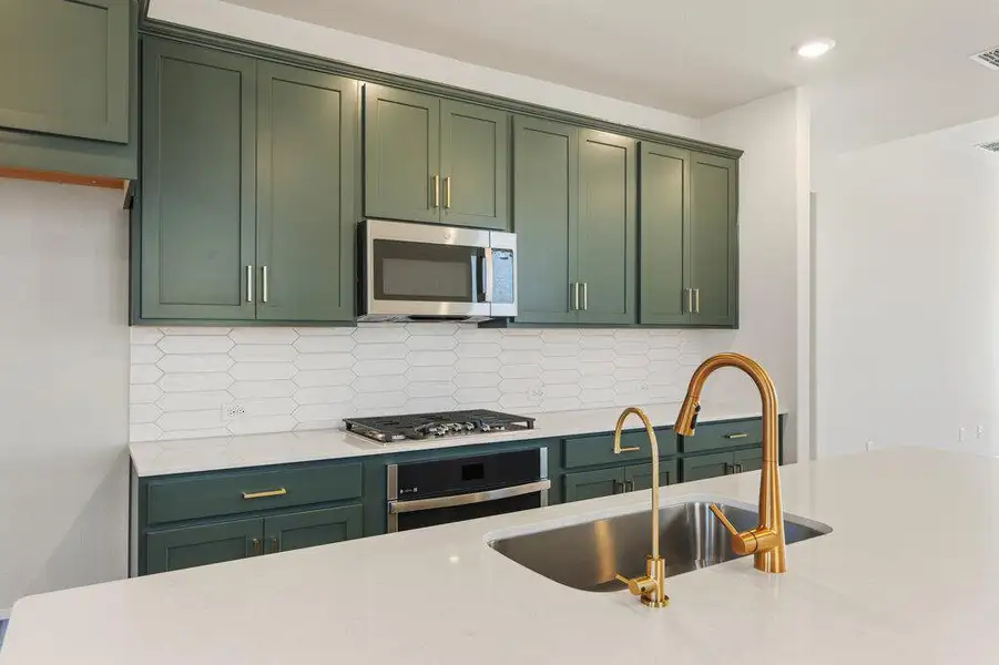 Furnished interior view inside a new home in Cannon Ranch, Dripping Springs (Image 10).