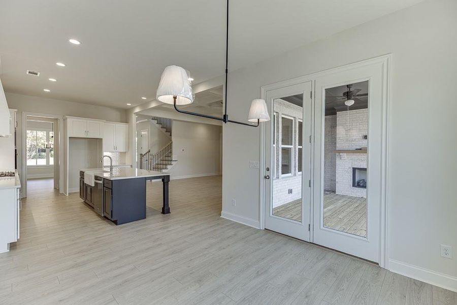 Furnished interior view inside a new home in , Buford (Image 13).