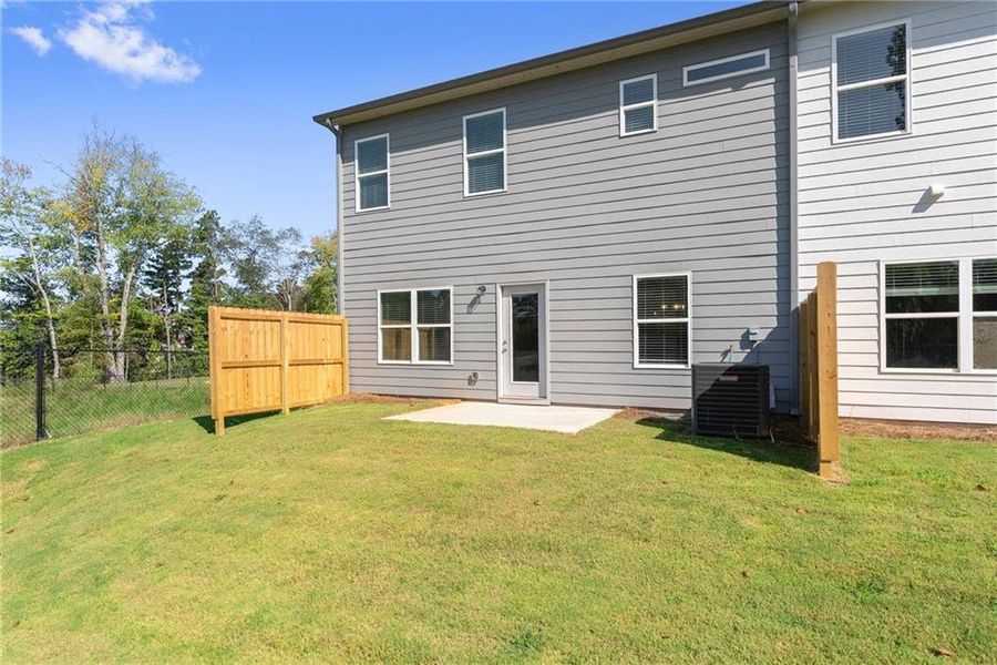 Exterior details and patio area of a home in , Dawsonville (Image 27).