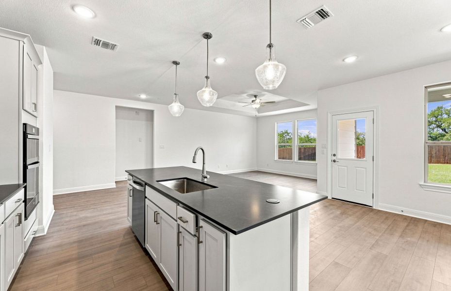 Furnished interior view inside a new home in Saddleback at Santa Rita Ranch, Liberty Hill (Image 11).