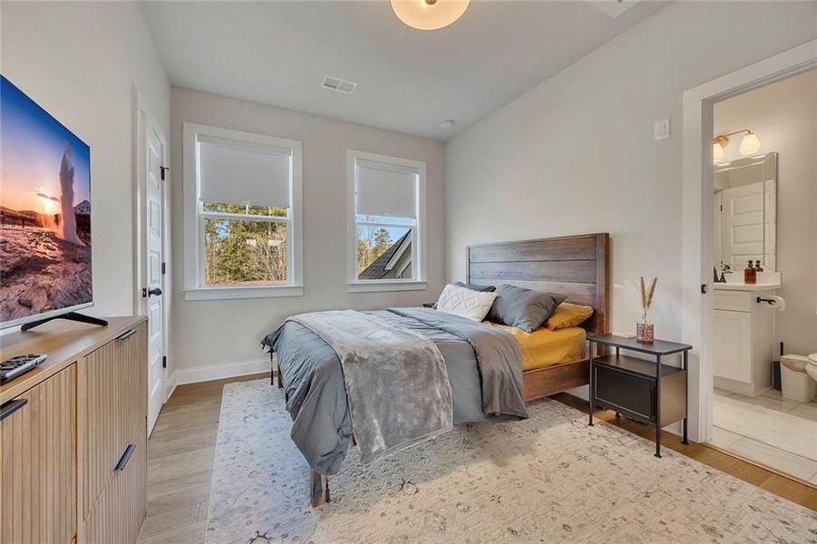 Furnished interior view inside a new home in , Marietta (Image 44).