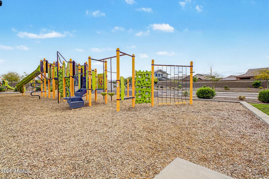 One of Two Play Areas