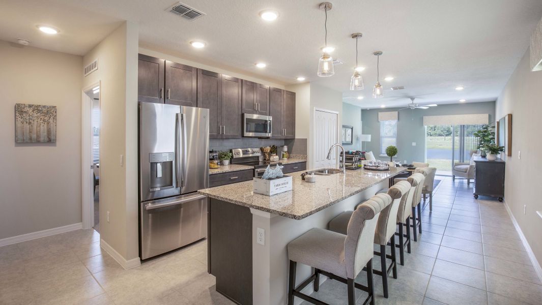 Representative furnished interior of a home built from the Victoria by Maronda Homes in Malabar Springs, Palm Bay (Image 3).