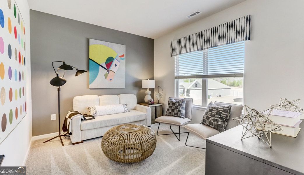 Furnished interior view inside a new home in Bryson Farms, Byron (Image 14). Furnished interior view inside a new home in Bryson Farms, Byron (Image 14).