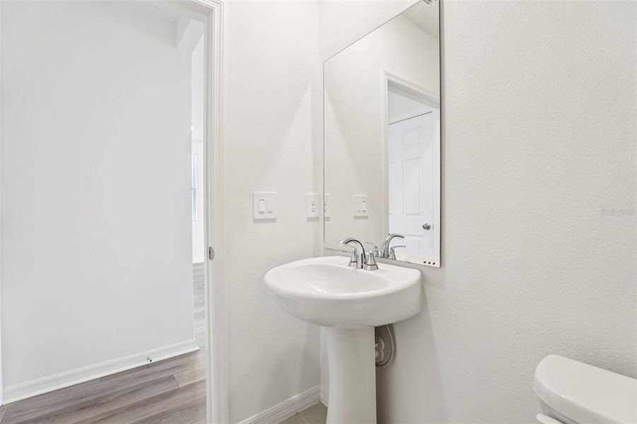 Furnished interior view inside a new home in The Meadow at Crossprairie Townes, St. Cloud (Image 6).