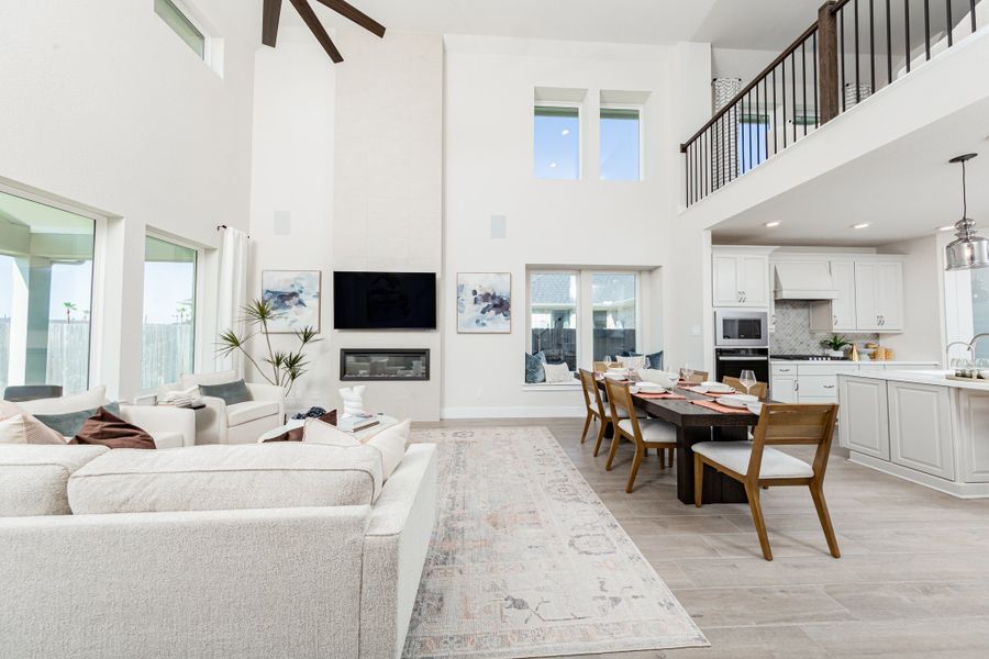 Furnished interior view inside a new home in Amira, Tomball (Image 6).