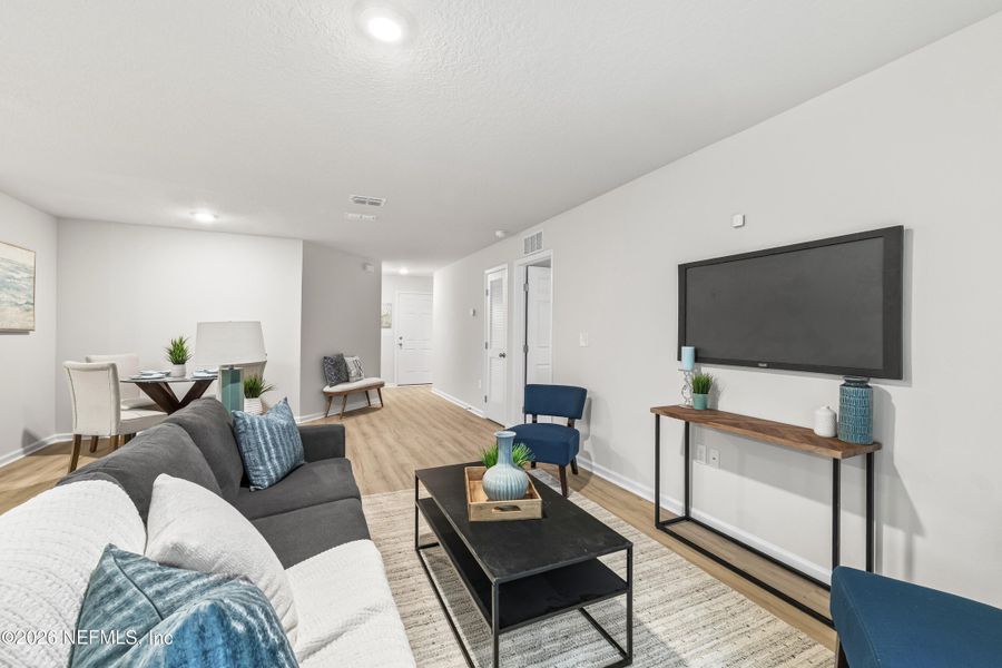 Furnished interior view inside a new home in , Jacksonville (Image 11).