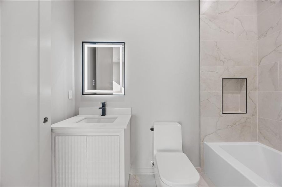 Furnished interior view inside a new home in , Sandy Springs (Image 46). Furnished interior view inside a new home in , Sandy Springs (Image 46).