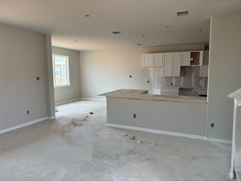 In-progress construction of a new home in River's Edge, Conroe, TX (Image 25).