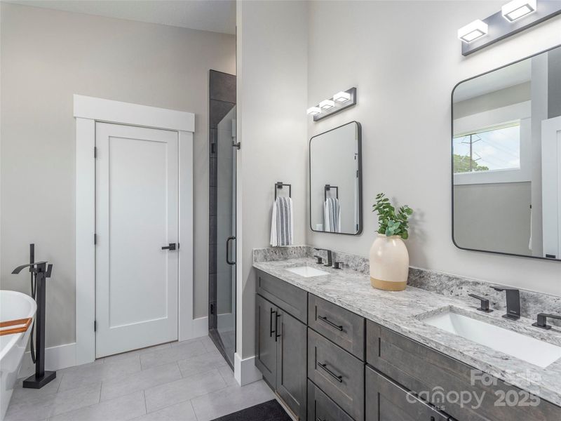 Furnished interior view inside a new home in , Asheville (Image 28). Furnished interior view inside a new home in , Asheville (Image 28).