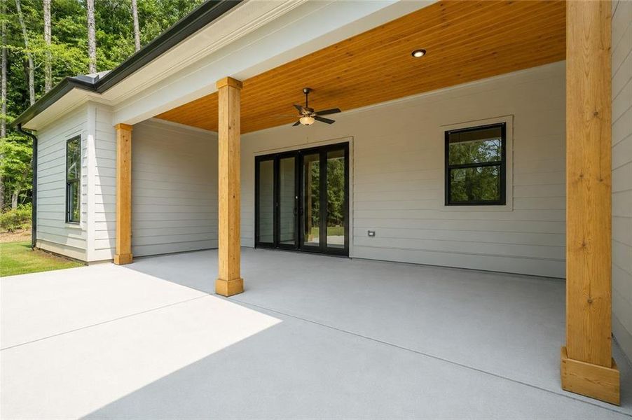 Exterior details and patio area of a home in , Ellijay (Image 27). Exterior details and patio area of a home in , Ellijay (Image 27).