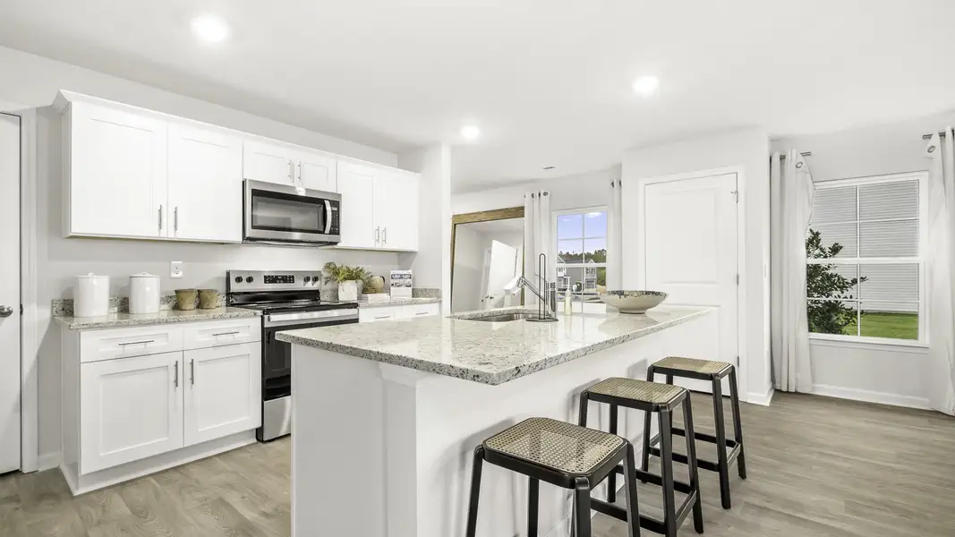 Furnished interior view inside a new home in Chandler Pointe, Rural Hall (Image 5).