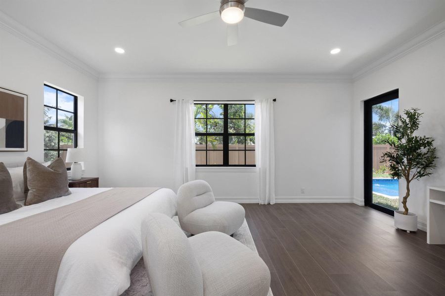 Furnished interior view inside a new home in , Palm Beach Shores (Image 6). Furnished interior view inside a new home in , Palm Beach Shores (Image 6).