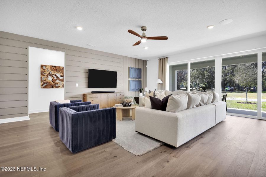 Furnished interior view inside a new home in , Jacksonville (Image 18).
