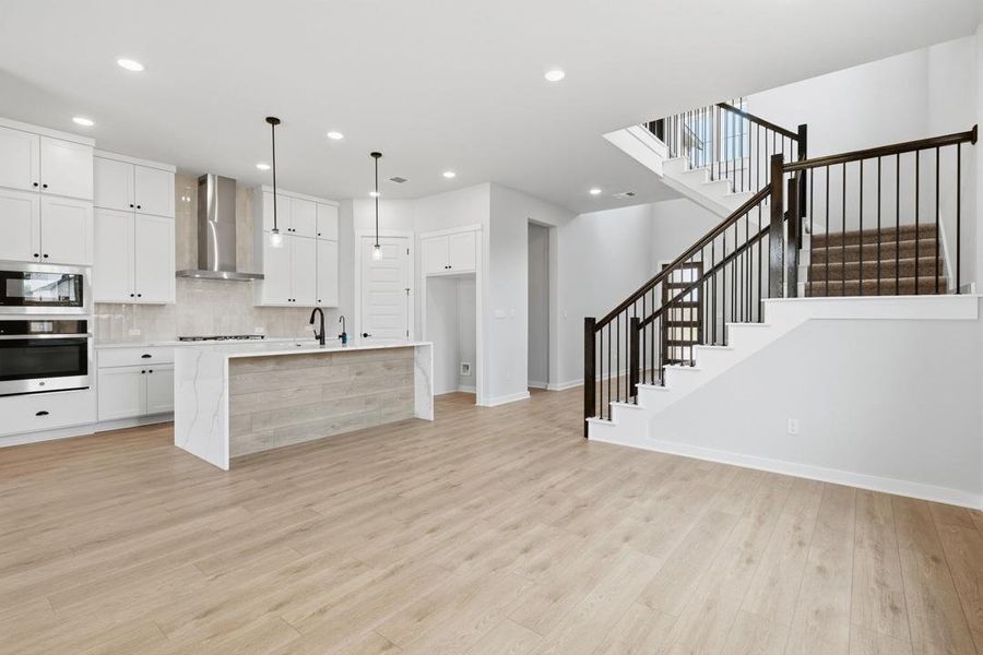 Furnished interior view inside a new home in Heritage, Dripping Springs (Image 14).