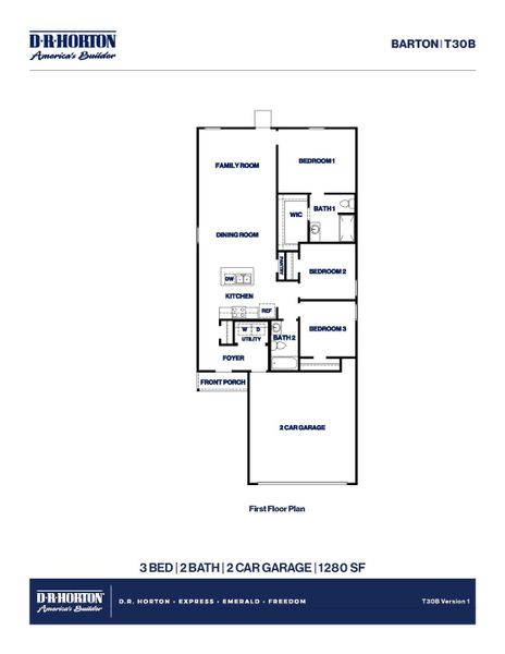 2D floor plan layout of this home in Sunset Valley, Hockley, TX (Image 3). 2D floor plan layout of this home in Sunset Valley, Hockley, TX (Image 3).