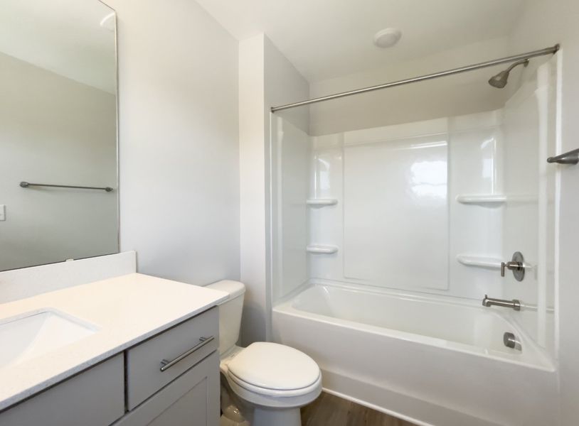 Furnished interior view inside a new home in Fairview Village Townhomes, Simpsonville (Image 13).