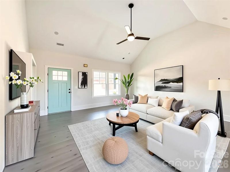 Furnished interior view inside a new home in , Wadesboro (Image 6).