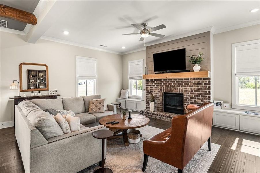 Furnished interior view inside a new home in , Watkinsville (Image 20).