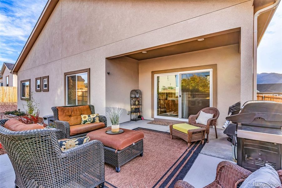 Exterior details and patio area of a home in , Cañon City (Image 27). Exterior details and patio area of a home in , Cañon City (Image 27).