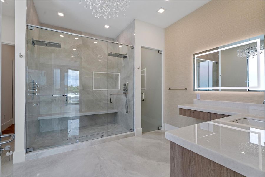 Furnished interior view inside a new home in , Pompano Beach (Image 11).