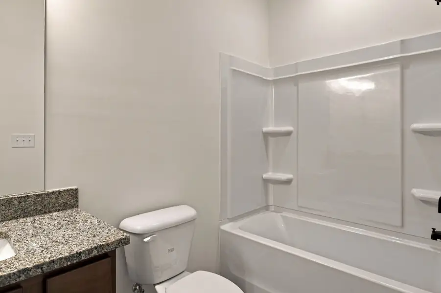 These pictures are of another unit of the same floor plan. Design selections will vary.