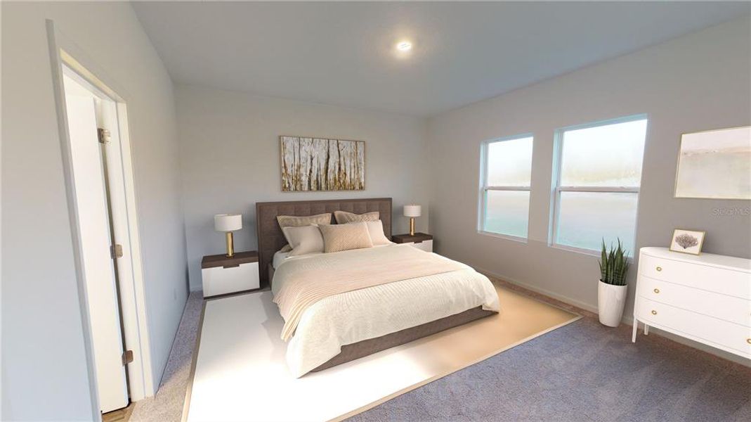 Furnished interior view inside a new home in Vista Walk, Dade City (Image 6).