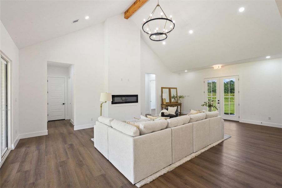 Furnished interior view inside a new home in , Conroe (Image 10). Furnished interior view inside a new home in , Conroe (Image 10).