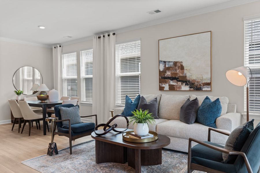 Furnished interior view inside a new home in Terrapin, Leland (Image 9).