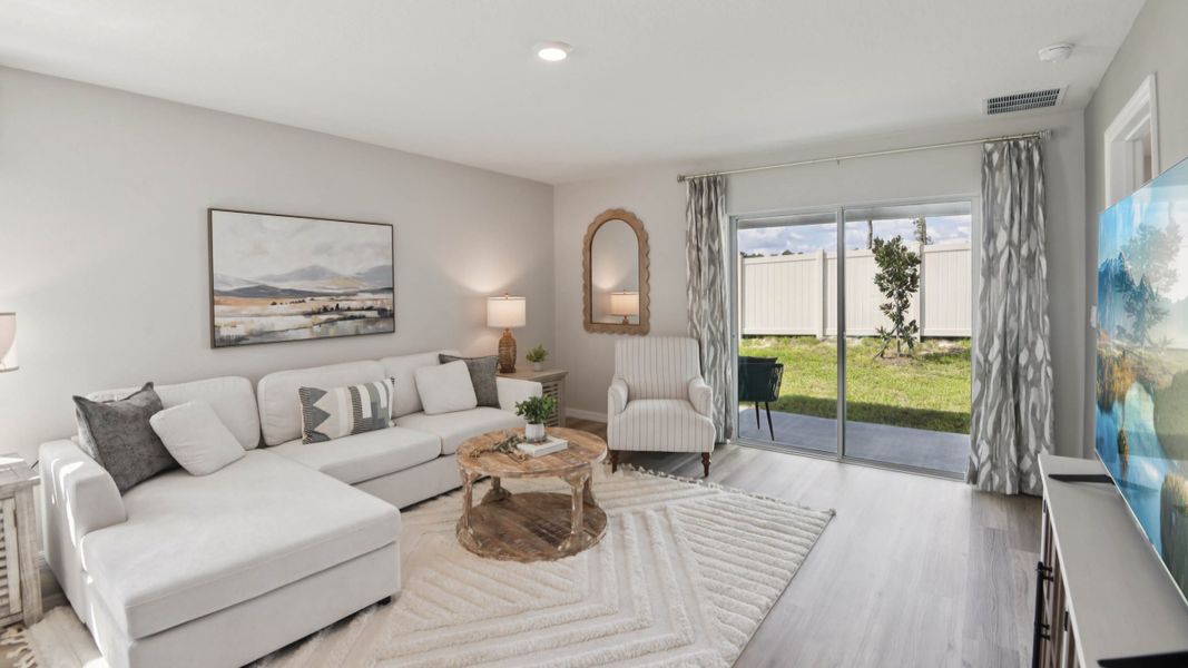 Representative furnished interior of a home built from the Allex by D.R. Horton in Sherman Oaks, Brooksville (Image 12).