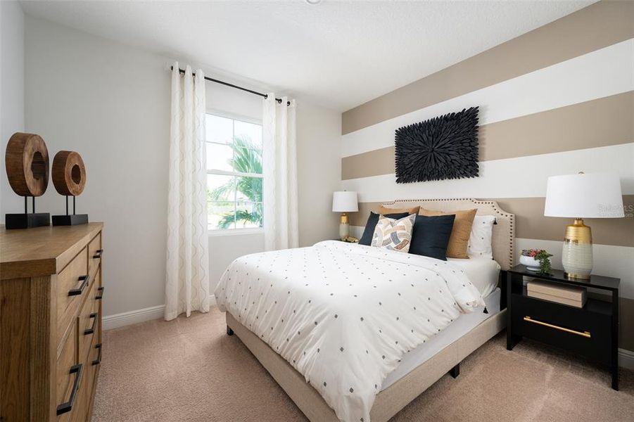 virtually staged/model home