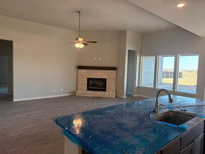 In-progress construction of a new home in Covenant Springs, Springtown, TX (Image 9).