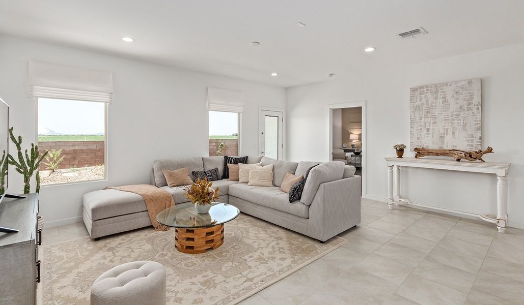 Furnished interior view inside a new home in Hanson Ridge, Vail (Image 5). Furnished interior view inside a new home in Hanson Ridge, Vail (Image 5).