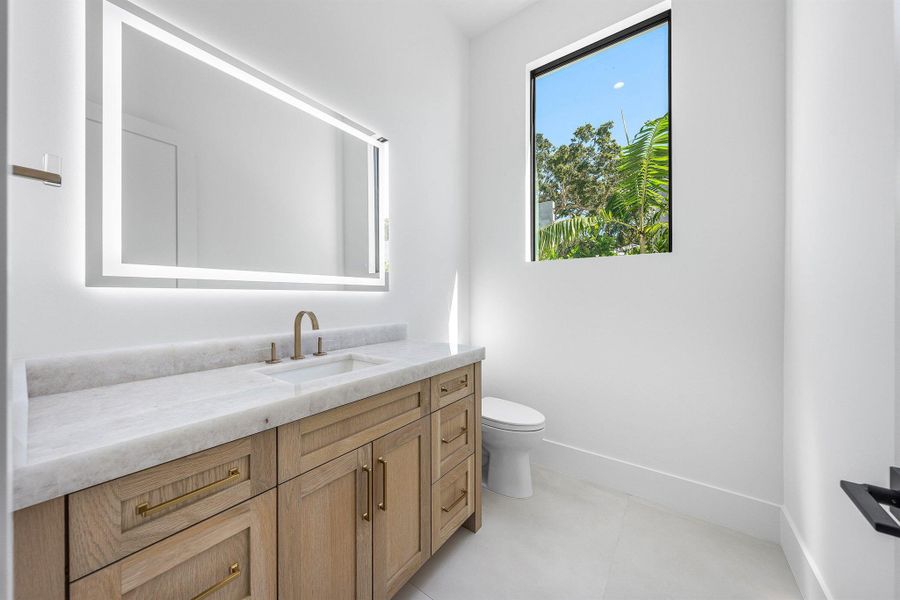 Furnished interior view inside a new home in , Jupiter (Image 15).