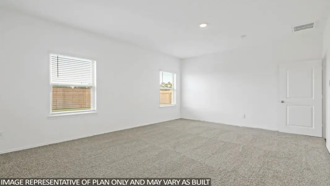 Representative unfurnished interior of a home built from the Kendall by D.R. Horton in Madeley Creek Preserve, Conroe (Image 20). Representative unfurnished interior of a home built from the Kendall by D.R. Horton in Madeley Creek Preserve, Conroe (Image 20).