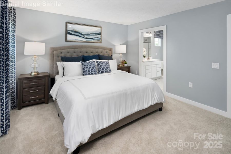 Furnished interior view inside a new home in Linwood Estates, Lexington (Image 14).
