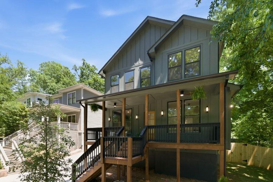 Exterior details and patio area of a home in , Atlanta (Image 3).