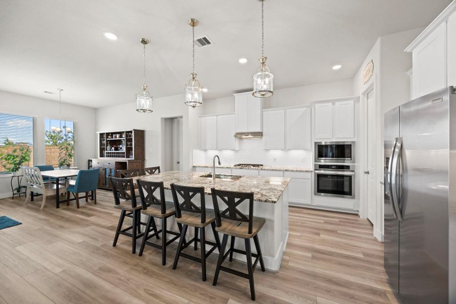 Furnished interior view inside a new home in , Santa Fe (Image 19).
