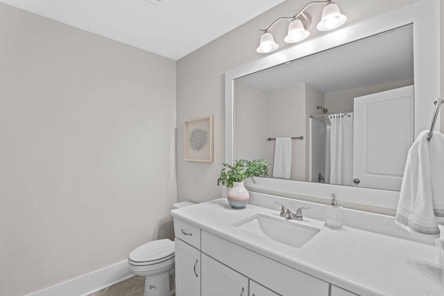 Representative furnished interior of a home built from the Scout by Bill Clark Homes in Sidbury Landing, Wilmington (Image 50).