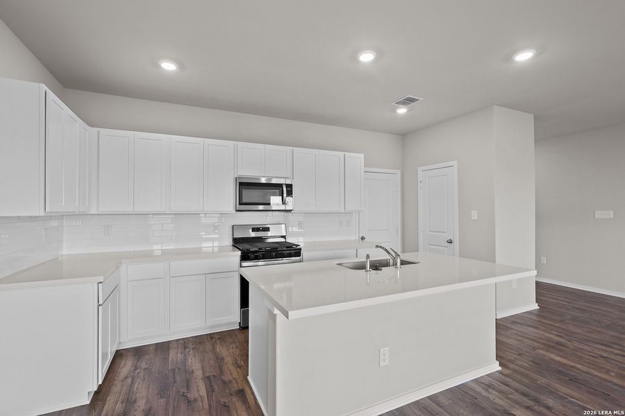 Furnished interior view inside a new home in Summerlin, San Antonio (Image 13).