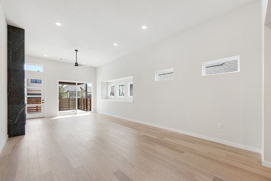 Spacious, unfurnished interior of a new home in Willow Grove Single-Family Homes, Melissa (Image 24).