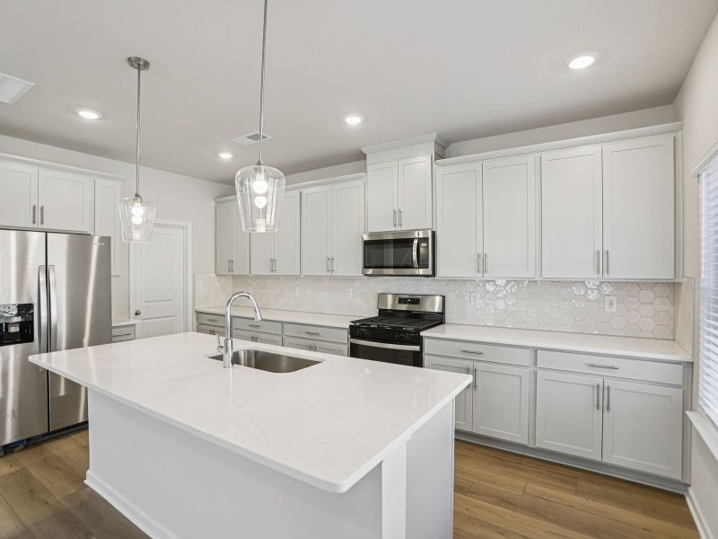 Furnished interior view inside a new home in Westmont Preserve, Powder Springs (Image 6).