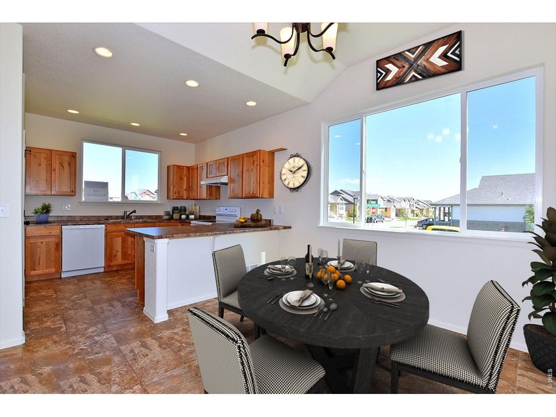 Furnished interior view inside a new home in , Greeley (Image 10).