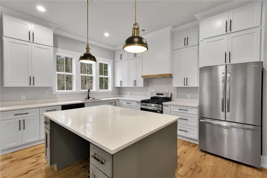 Furnished interior view inside a new home in , Atlanta (Image 10).