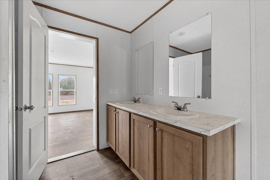 Furnished interior view inside a new home in , Pineville (Image 9).